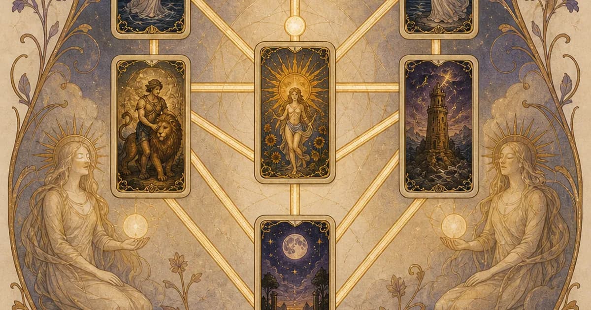 Tree of Life tarot spread: the 10-card kabbalistic layout Tree of Life tarot spread: the 10-card kabbalistic layout